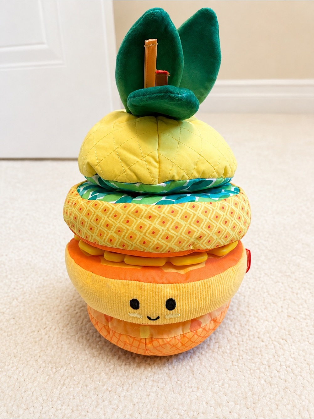 Melissa & Doug Pineapple Soft Stacker – Complete